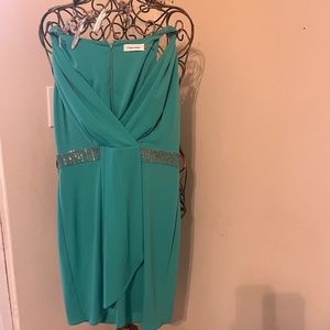 Calvin Klein Seafoam green dress